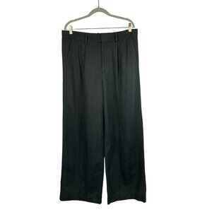 Madewell Black Wide-Leg Pants S